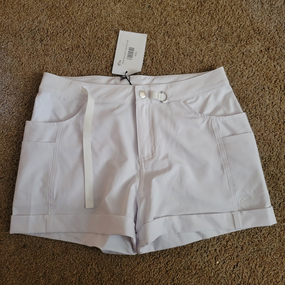 Zyia white shorts NWOT